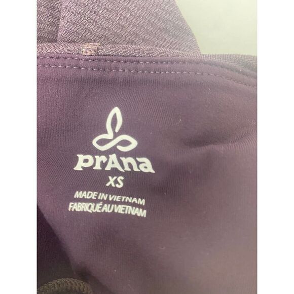 PRANA Misty Legging Purple Scrunch Ankle High Rise Stretch Active Pants -Size XS - Picture 5 of 8